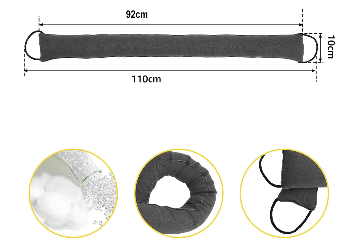 Weighted Door Draft Stopper Door Noise Stopper Fits Door Gap Up to 8cm