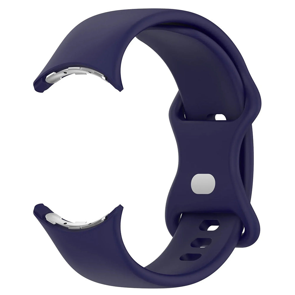 For Google Pixel Watch 1 / 2 Soft Replacement Strap Silicone Sport Watch Band Blue