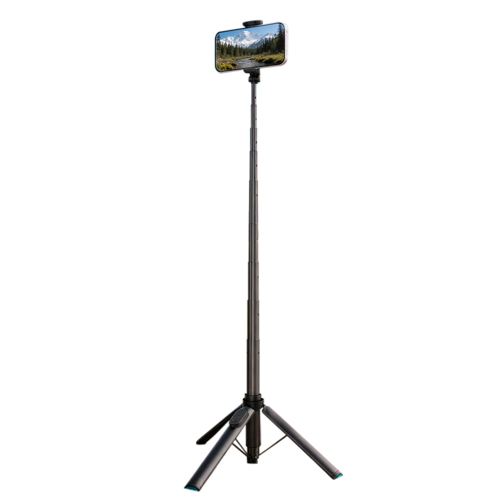 Bluetooth Selfie Stick Tripod 1.7m Universal Phone Stand for Travel