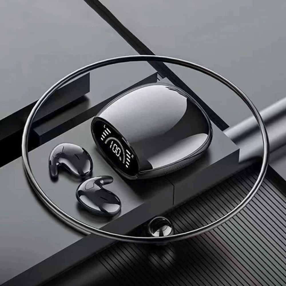 Wireless Bluetooth Sleep Earbuds Invisible Side-Sleeper Headphones Black