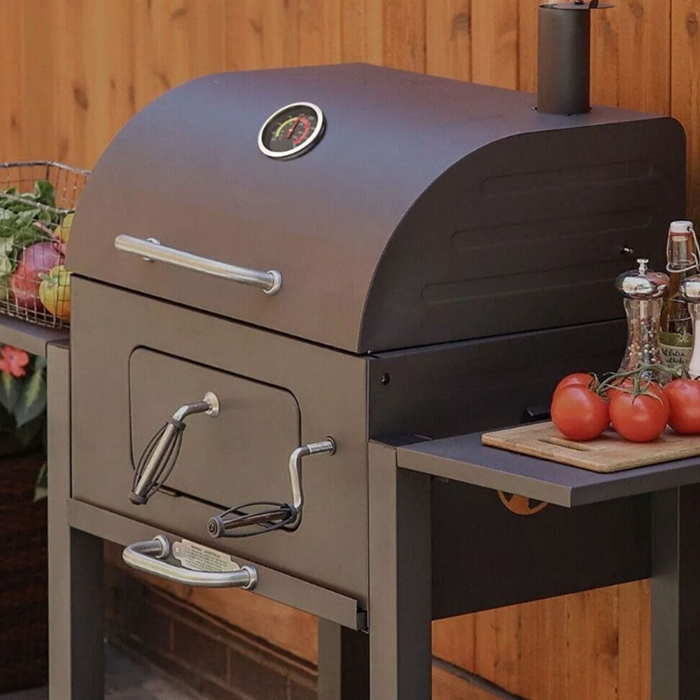 Temperature Thermometer Gauge Metal Thermostat for Barbecue BBQ Grill Smoker