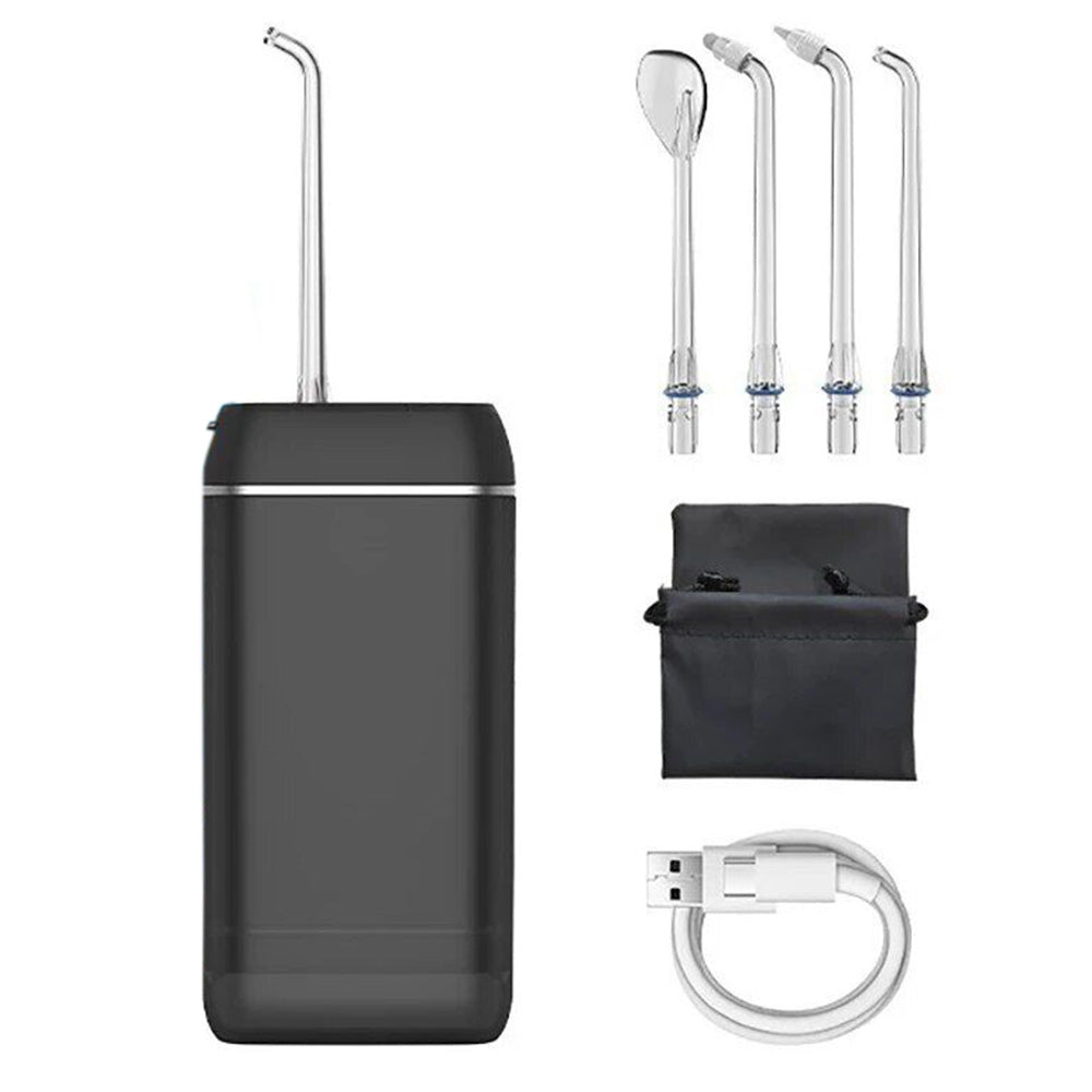 3-Mode Water Flosser Cordless Oral Flossers for Teeth and Braces Cleaning Black