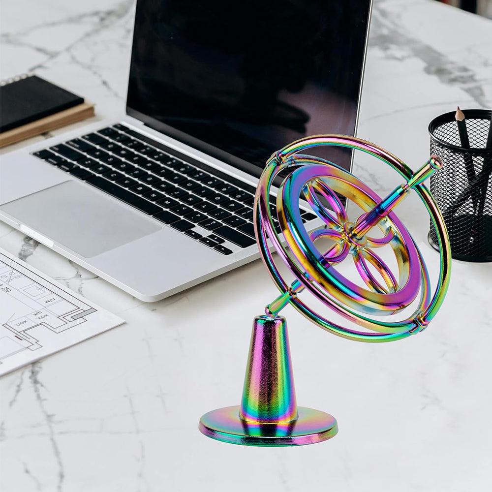 Metal Gyroscope Educational Fingertip Gyro Toy Speed Balance Spinning Top Gyroscope Mixed Color
