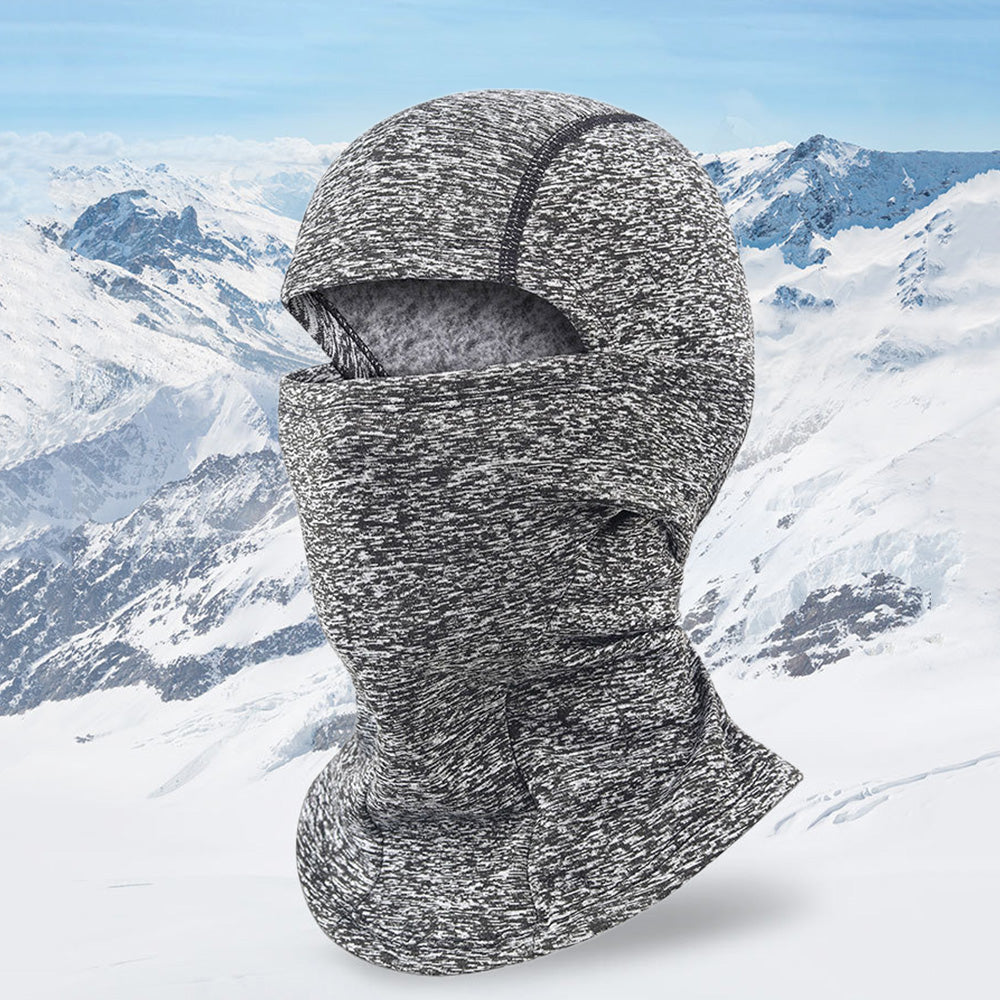 Ski Motorcycle Cycling Balaclava Full Face Windproof Mask for Winter Outdoor Activities Grey