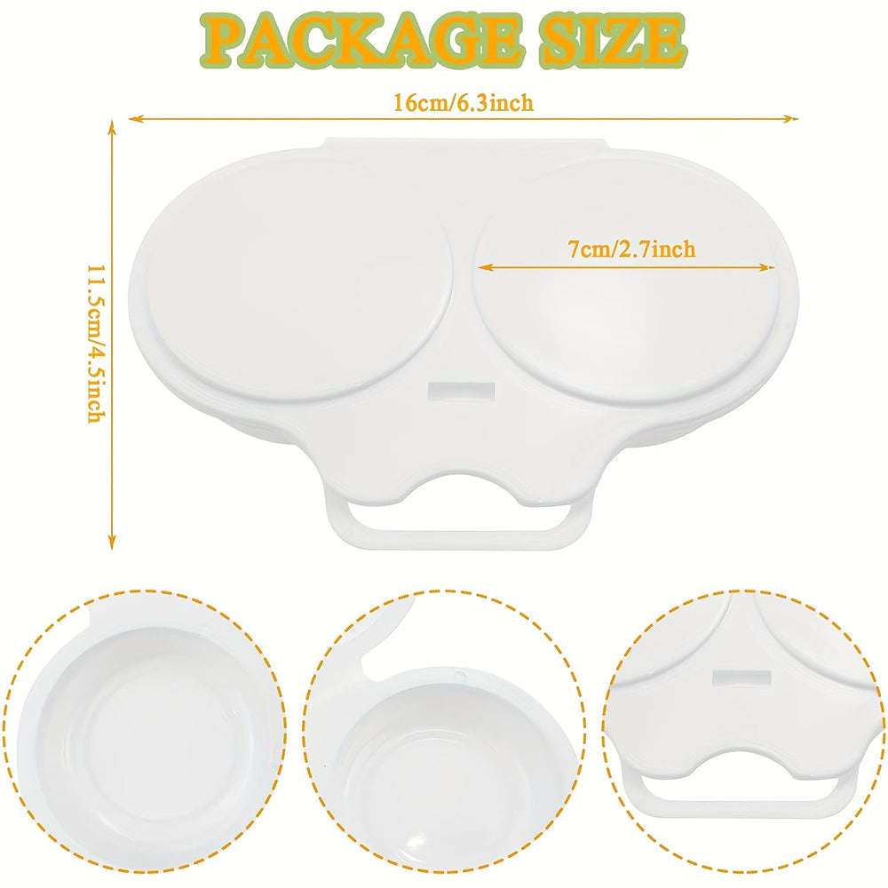 5 Pack Microwave Egg Cooker FDA Certified Egg Poacher