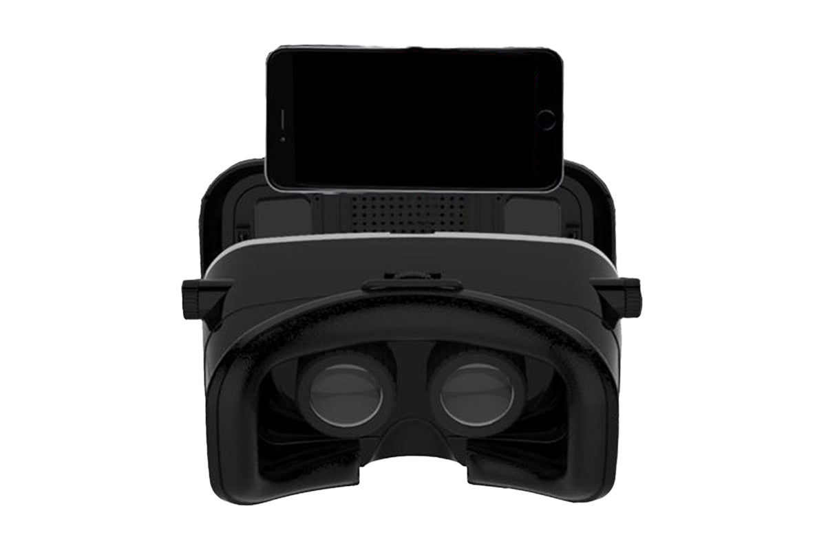 3D VR Glasses Headset Smart Virtual Reality Eyeglasses with Bluetooth Remote Control-Style 1