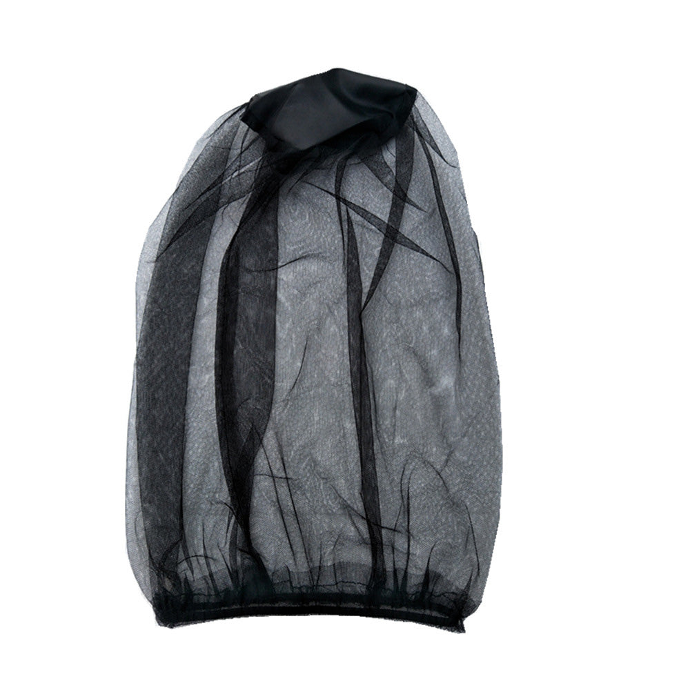 5PCS Mosquito Head Net Bug Hat for Camping Hiking Fishing and Gardening Black