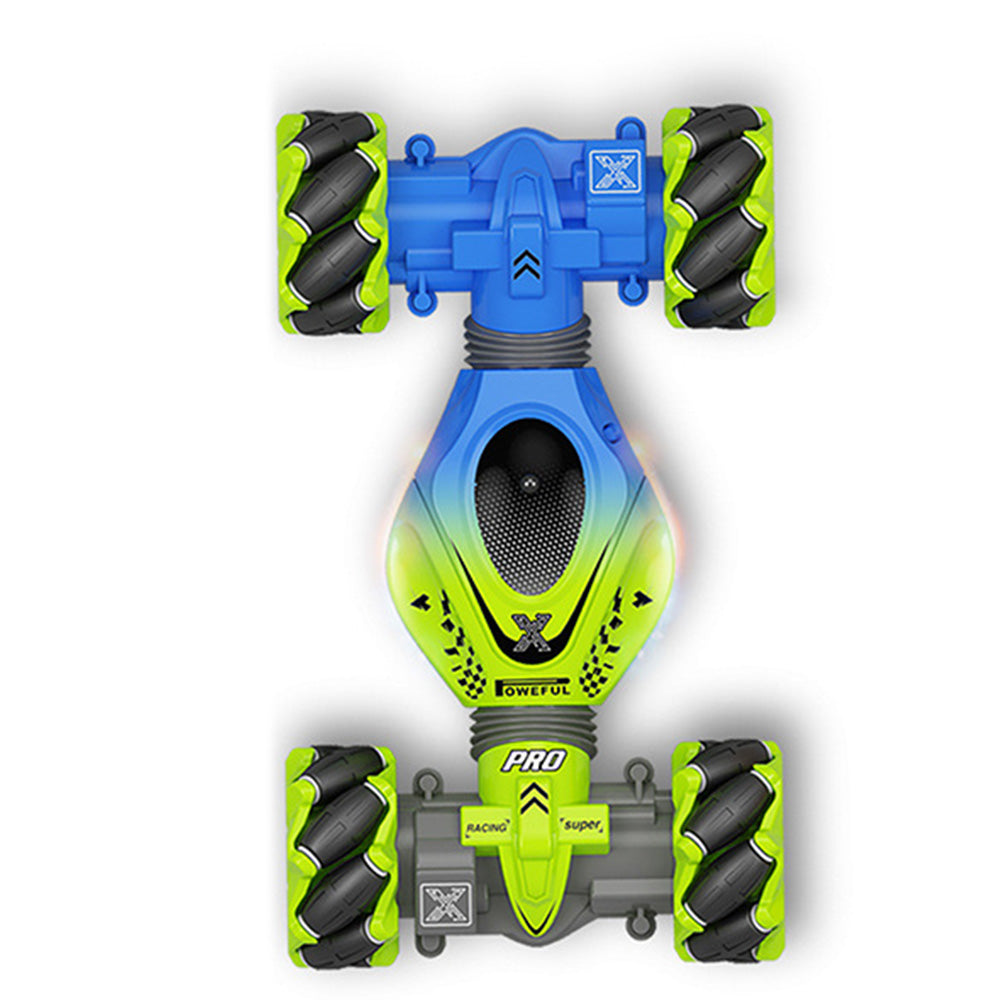 4WD Hand Gesture Sensing RC Stunt Car 360 Degree Off-Road Remote Control Twist Car Toy Green