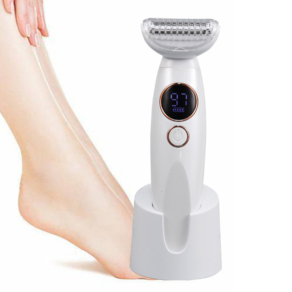 5-in-1 Painless Electric Razor for Women  Rechargeable Hair Shaver for Face Body Legs Armpit Bikini Area