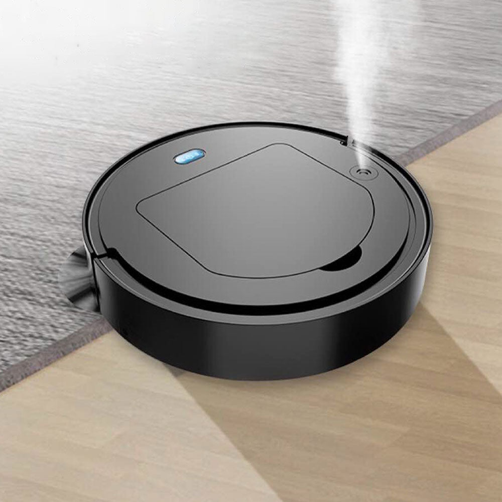 4?ina€? Smart Vacuum Cleaner Wireless Sweeping Robot with UV Cleaning Function Black
