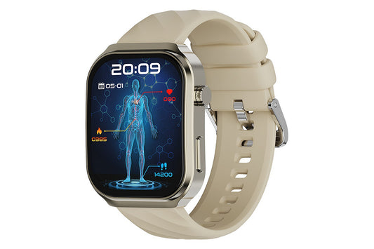 Bluetooth Smart Watch 100+ Sport Modes Fitness Tracker Heart Rate Sleep Monitor -Gold