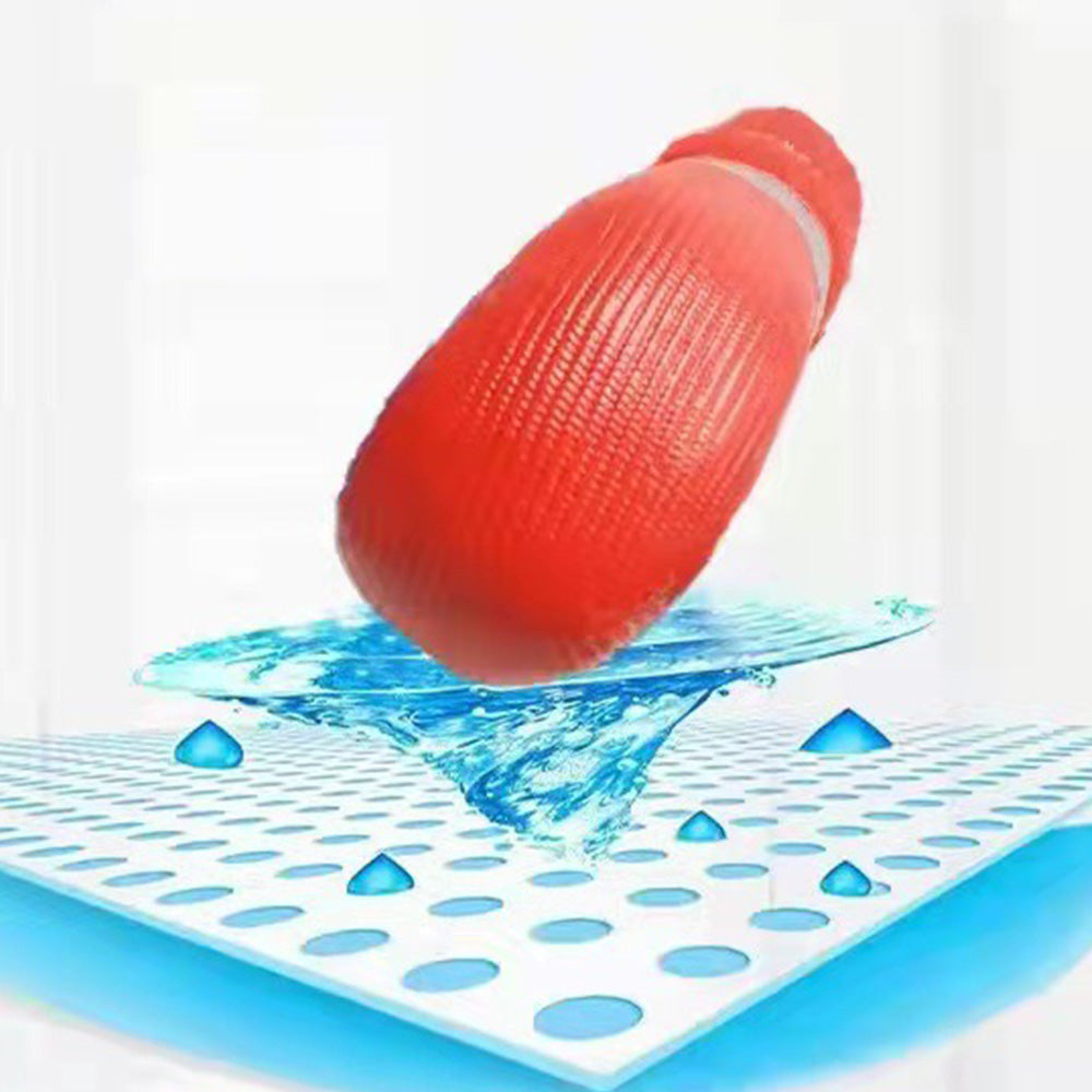 Waterproof Anti Slip Pet Shoes with Rubber Sole for Indoor and Outdoor Use Red