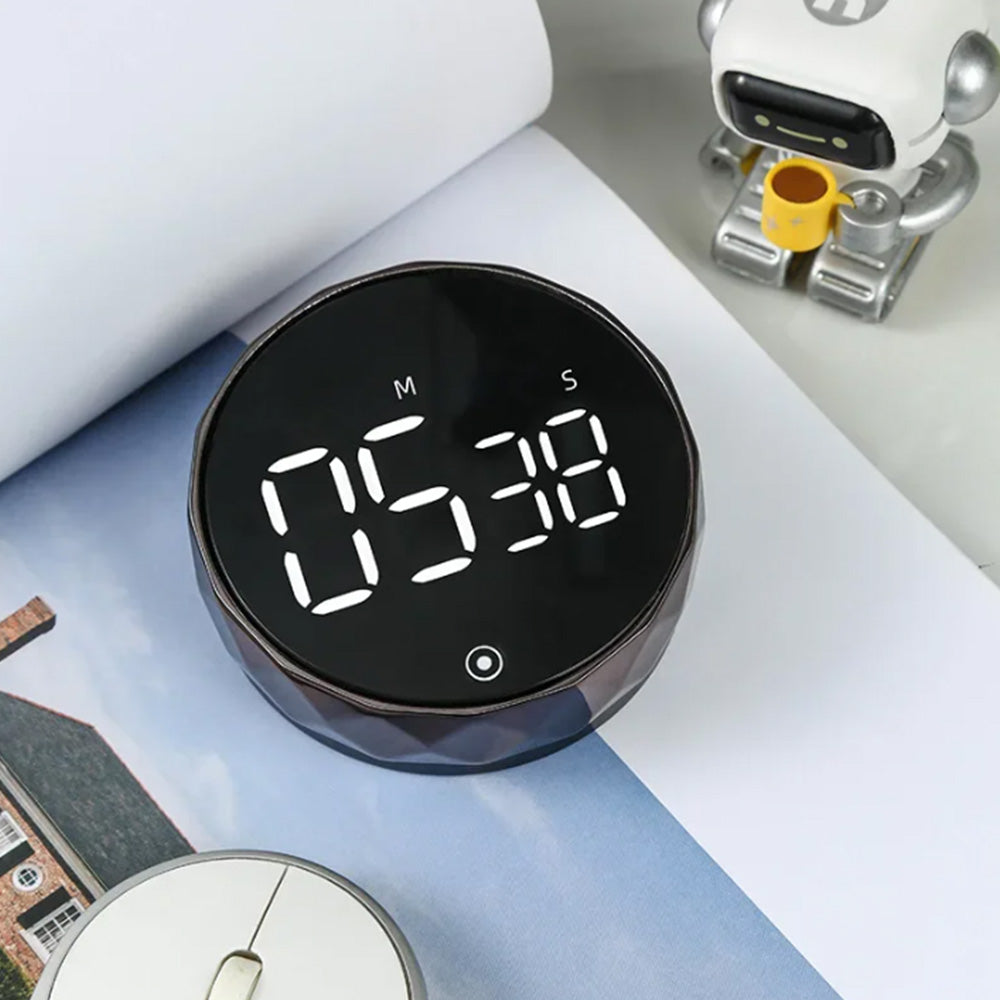 Digital Display Kitchen Timer Countdown Countup Cooking Alarm Rose Gold