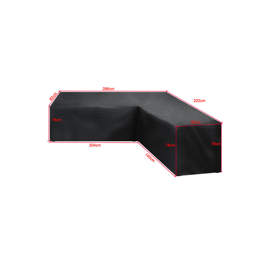 Outdoor Protector Cover for L Shape Corner Sofa Garden Rattan Sofa Cover Furniture Protector