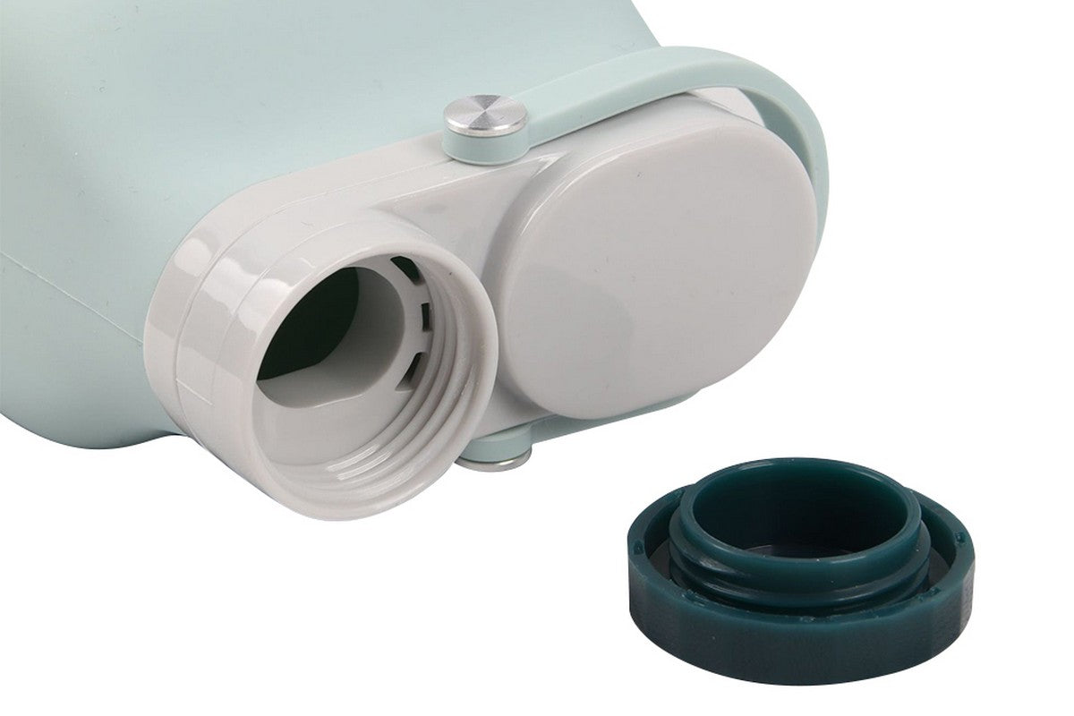 600ml Collapsible Water Bottle Outdoor Folding Silicone Cup Travel Sport Portable Sports Travel Water Bottles-Green