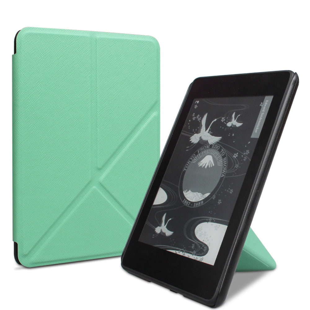 Origami Smart Folding Folio Case Cover for Kindle Paperwhite 5 11th Gen Green