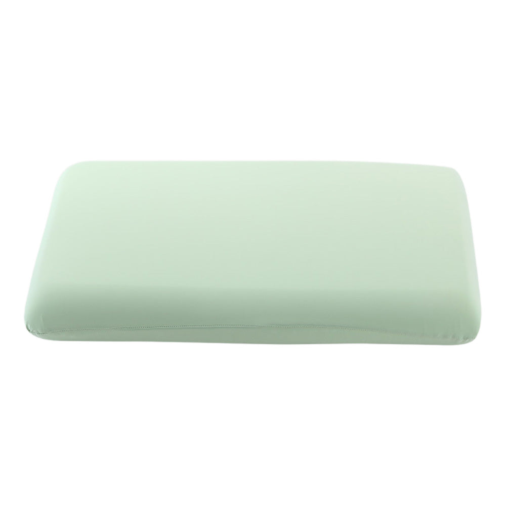 Summer Cooling Pillow Cases for Hot Sleeper Soft Breathable Absorbs Heat Solid Pillowcase Green