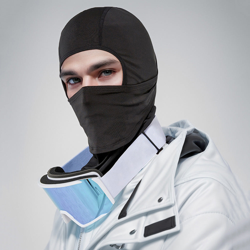 Winter Warm Face Mask Headgear Outdoor Sports Cap Black
