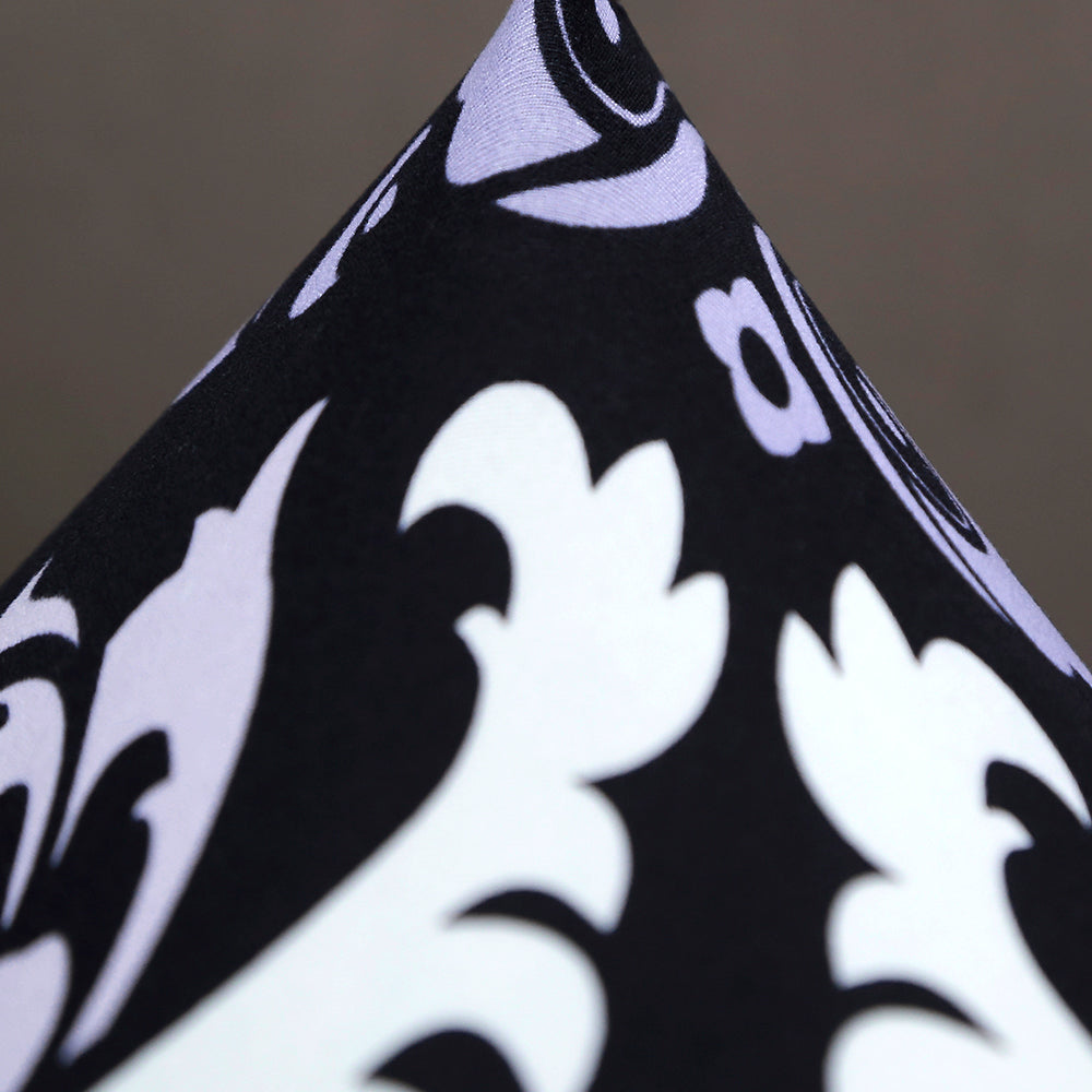 Printed Ergonomic Office Computer Game Chair Slipcovers Stretchy Seat Chair Covers -Purple