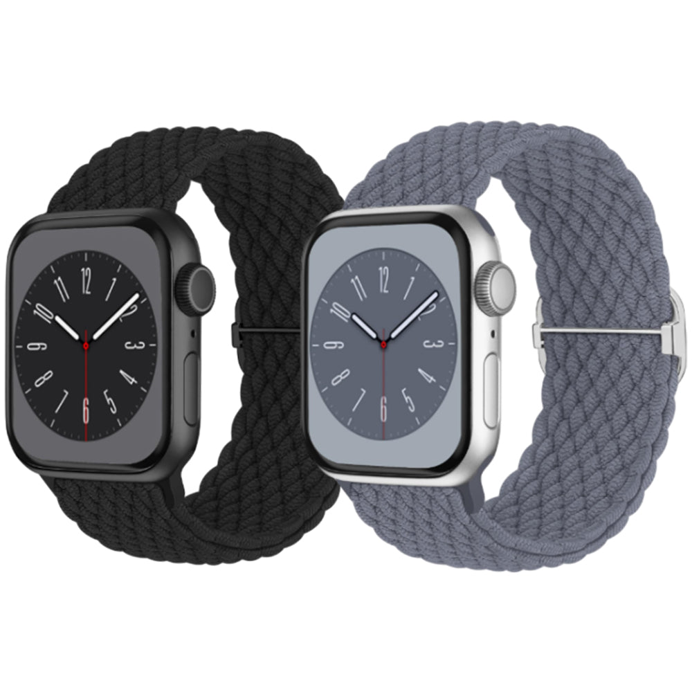 Adjustable Braided Loop Nylon Strap Compatible with Apple Watch Style 5