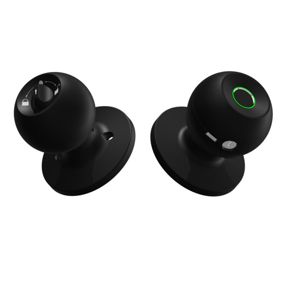 Smart Fingerprint Entry Door Lock Keyless Door Knob with Lock with App Control