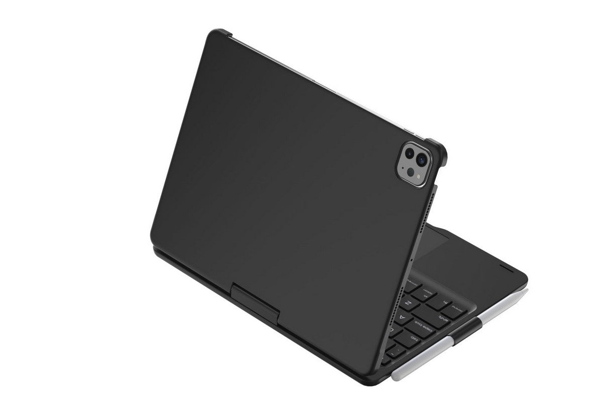 360-degree Rotatable Keyboard Case for iPad 11th Air 11 inch Air 13 inch with TouchPad -Black A11