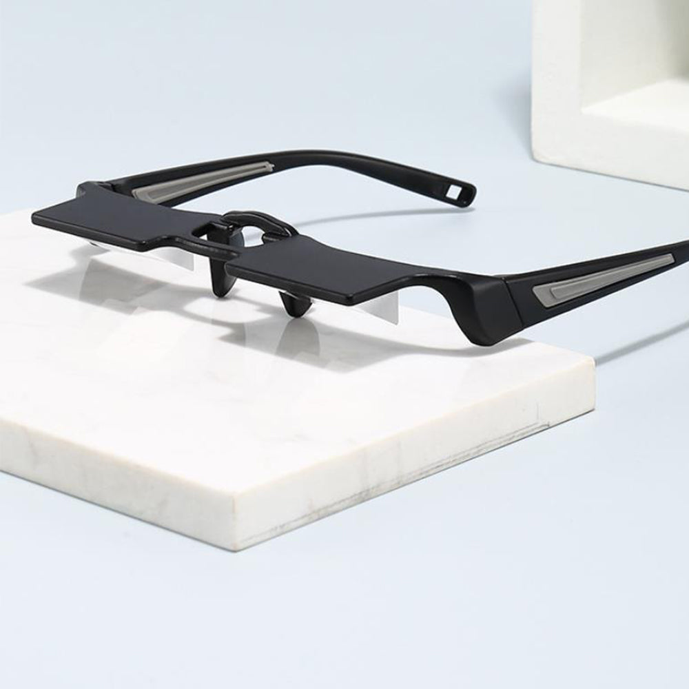 Horizontal Reading Glasses Lazy Prism Spectacles for Lying Down Reading