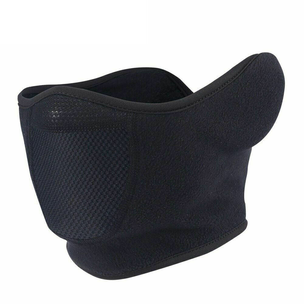 2Pcs Balaclava Winter Ski Mask Windproof Thermal Fleece Face Mask for Outdoor Sports Black