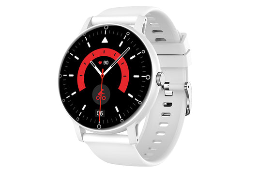 Smart Watches for Men Bluetooth Call Military Smart Watch with Heart Rate Sleep Monitor-White