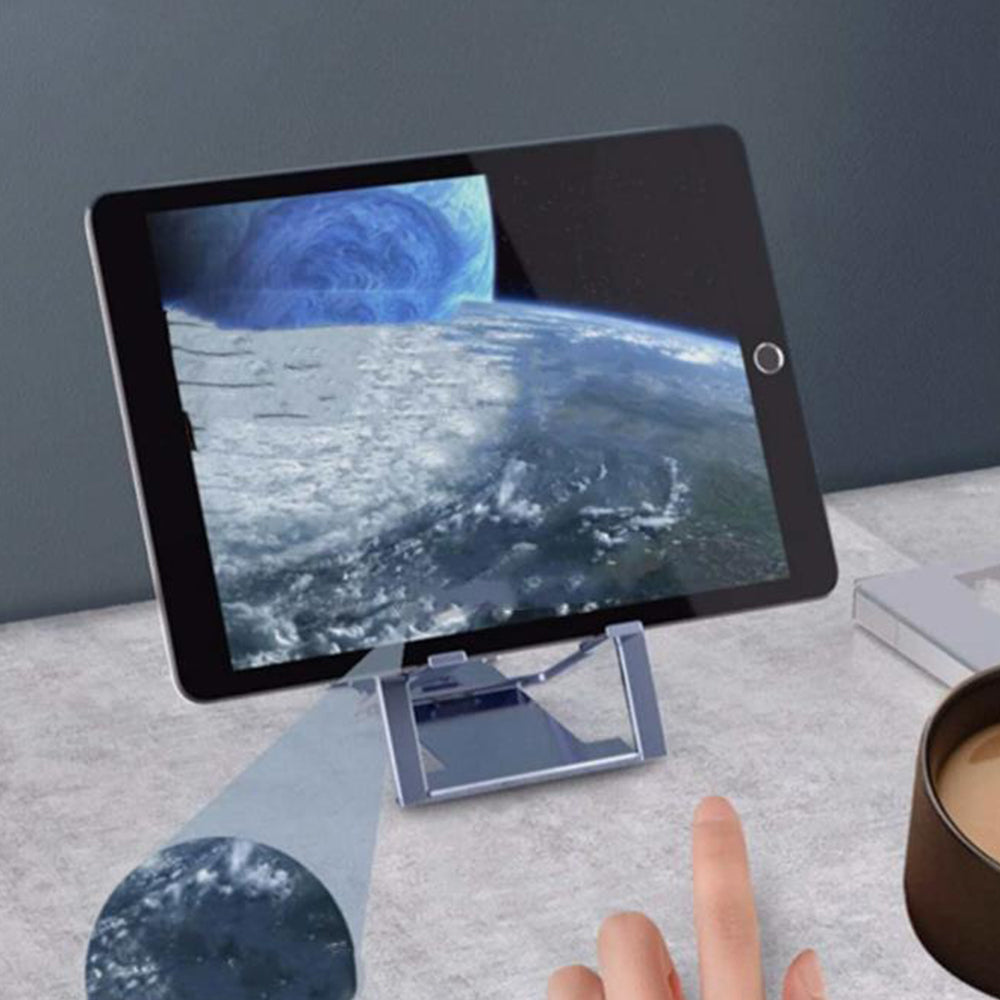 2Pcs Plastic Adjustable Mobile Phone Mount Folding Stand for Smart Phone Tablet