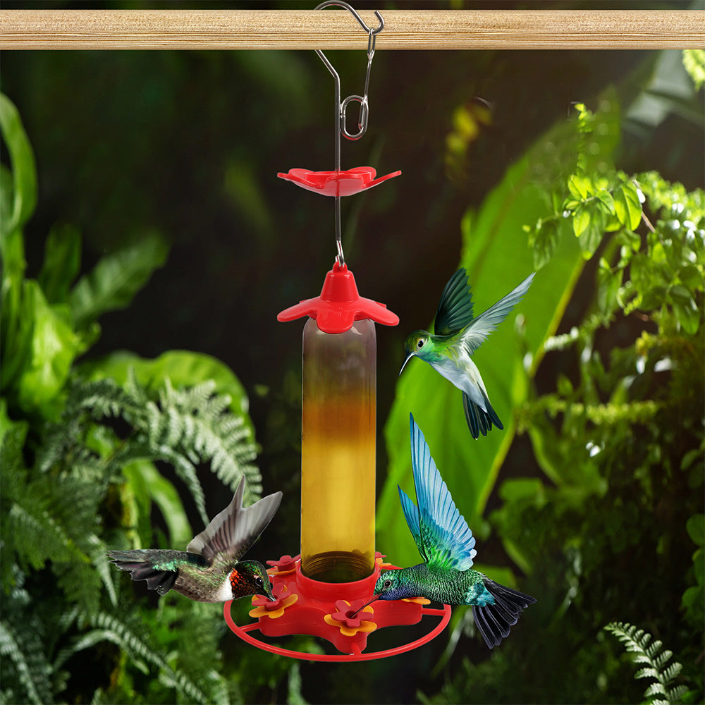 Outdoors Hanging Hummingbird Feeders with 5 Feeding Ports