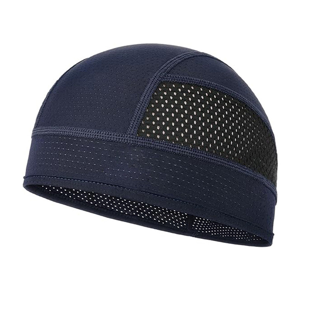 Skull Cap Helmet Liner ââ‚?Cycling & Motorcycle Cap for Under Helmet Use Navy Blue