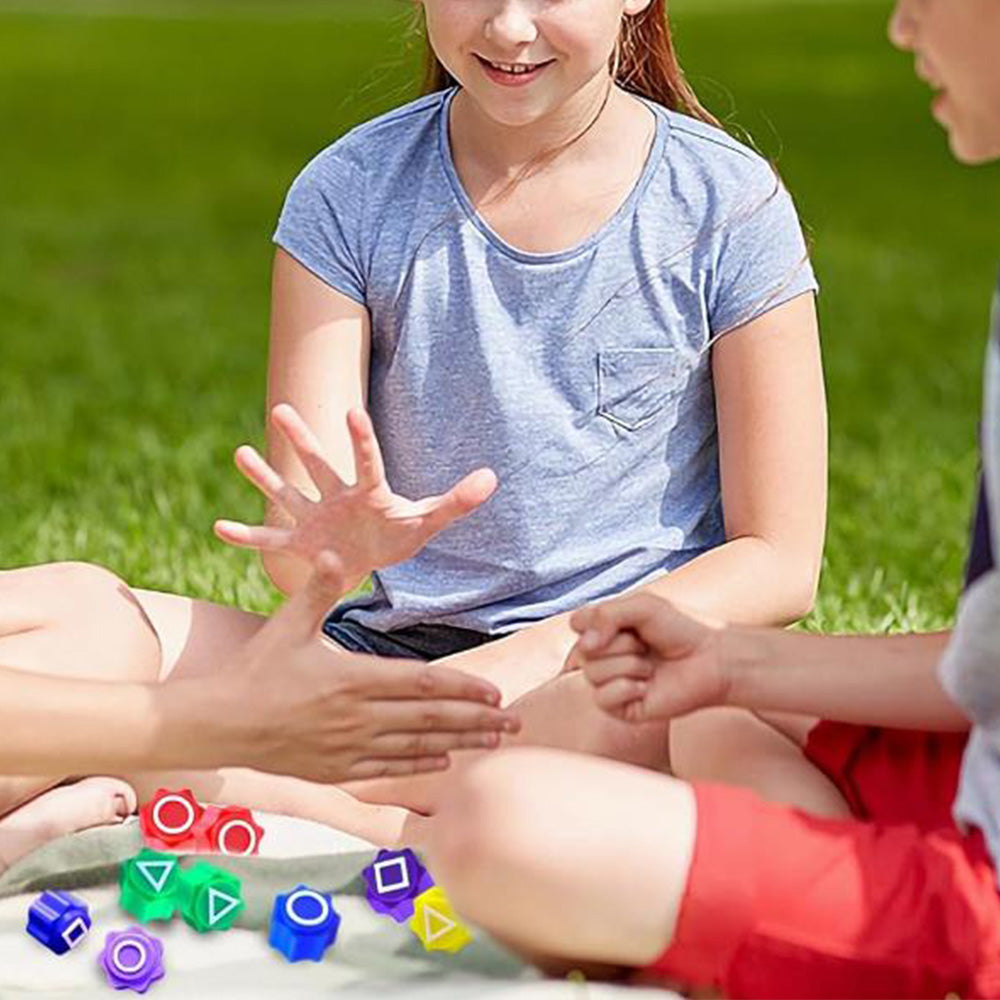 Korean Style Gonggi Game Set Traditional Play Game Catching Toy for Hand-Eye Coordination Training