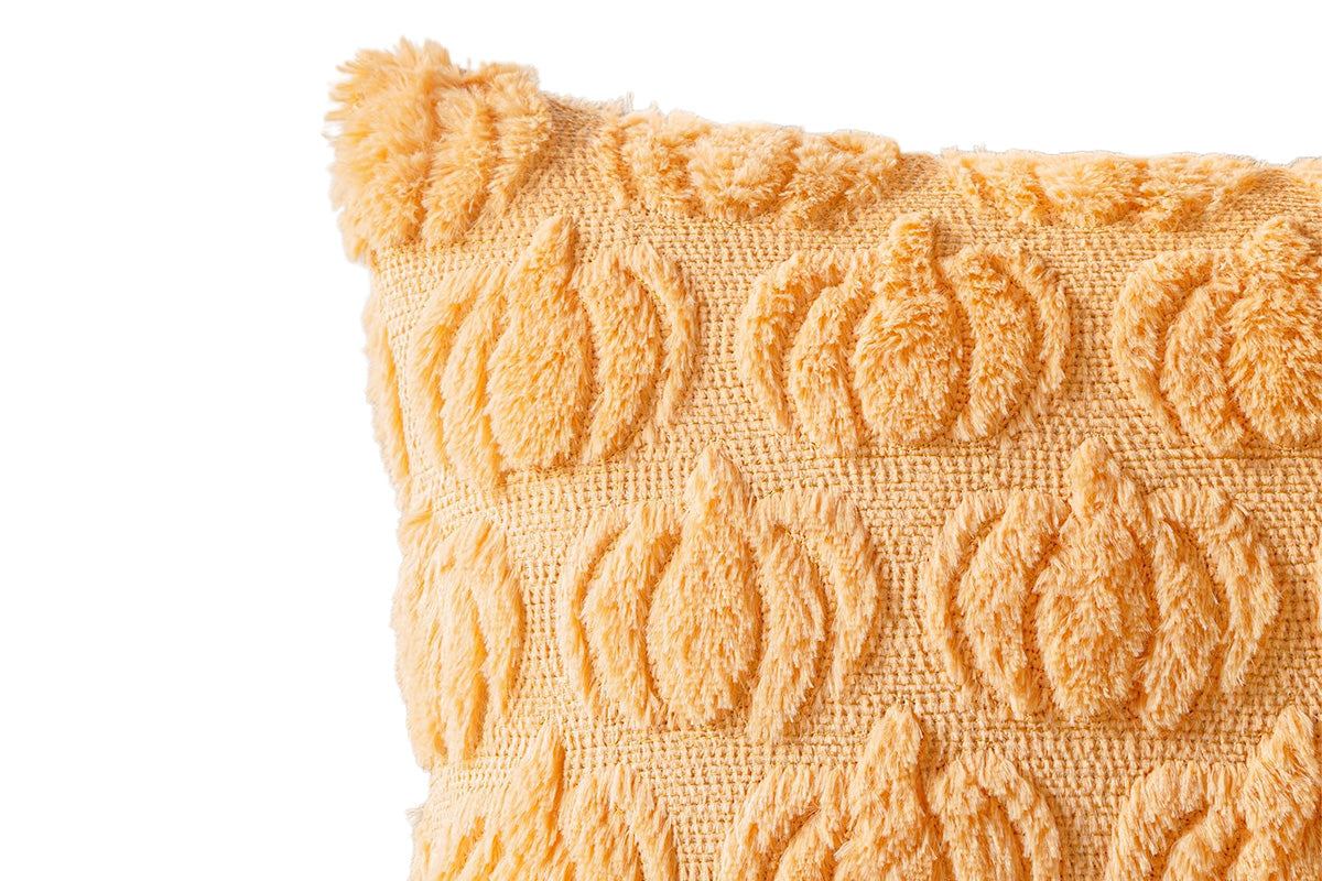 Fall Pillow Covers Halloween Pumpkins Faux Fur Pillowcase for Chair Sofa-Orange