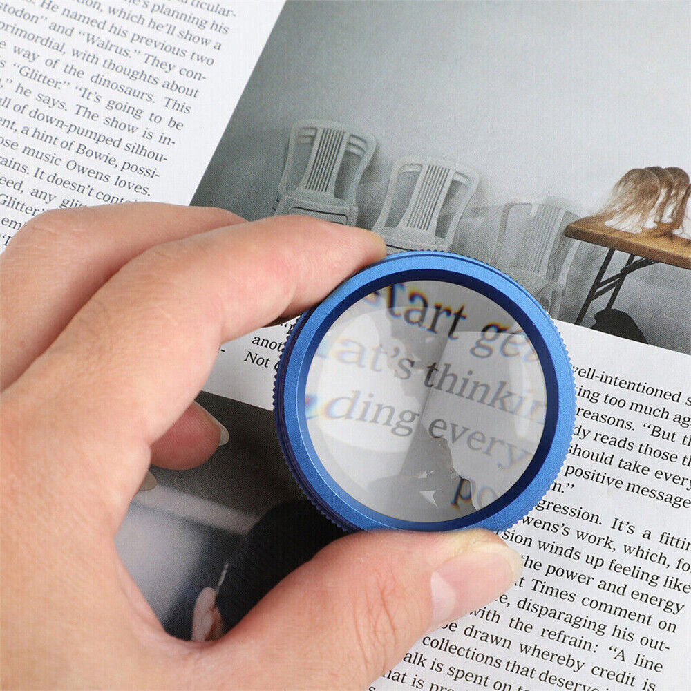 30x40 Magnifying Loupe Eye Glass Magnifier Jewelry Watch Repair Tool Blue