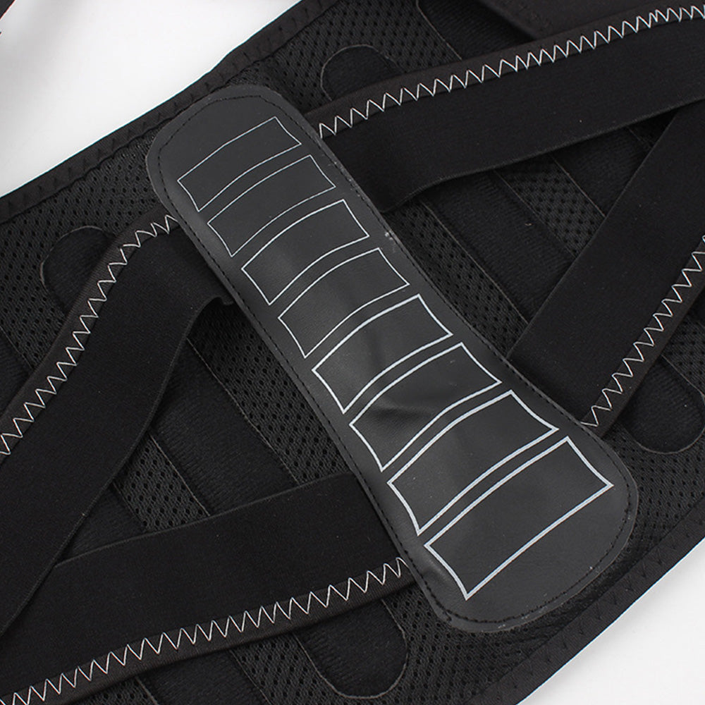 Adjustable Back Posture Corrector Low Back Support Shoulder Brace Belt for Women Men