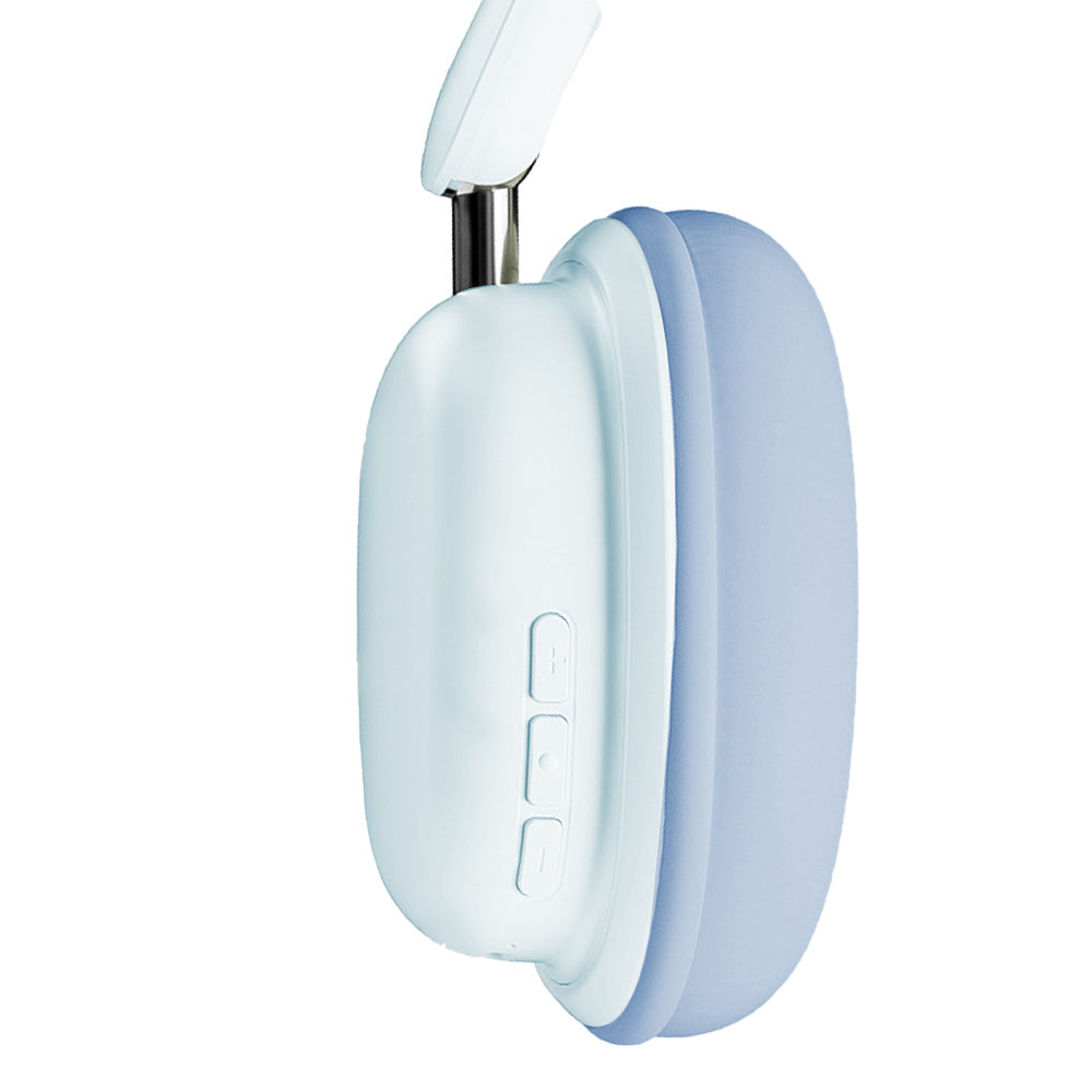 5.3 Bluetooth Wireless Headphones Head-Worn Stereo Headset Blue