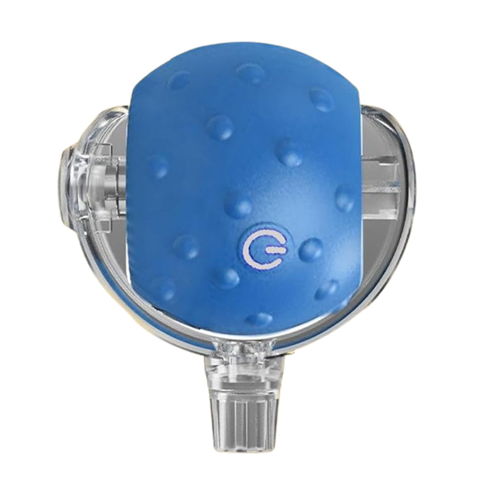 Motion Activate Interactive Cat Toy Rechargeable Smart Rolling Ball with Rope Blue