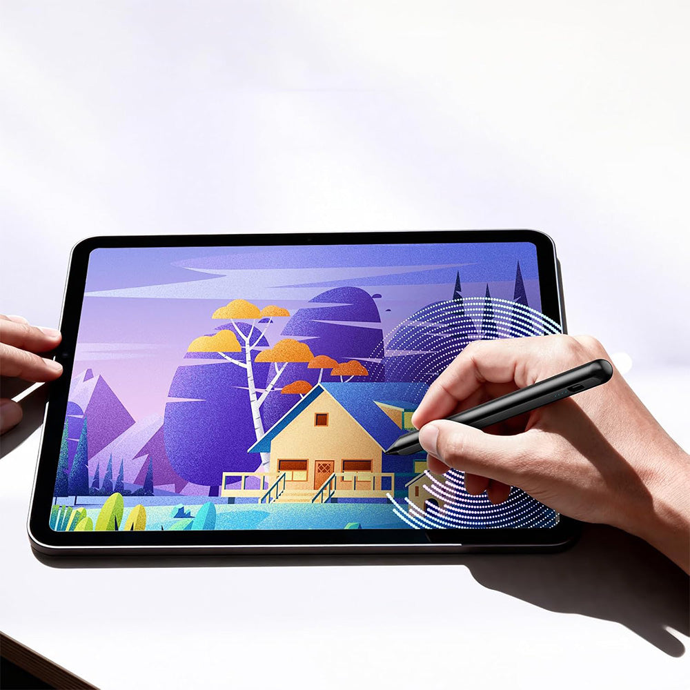 Capacitive Stylus Pen Compatible With iPad and Tablet - Black