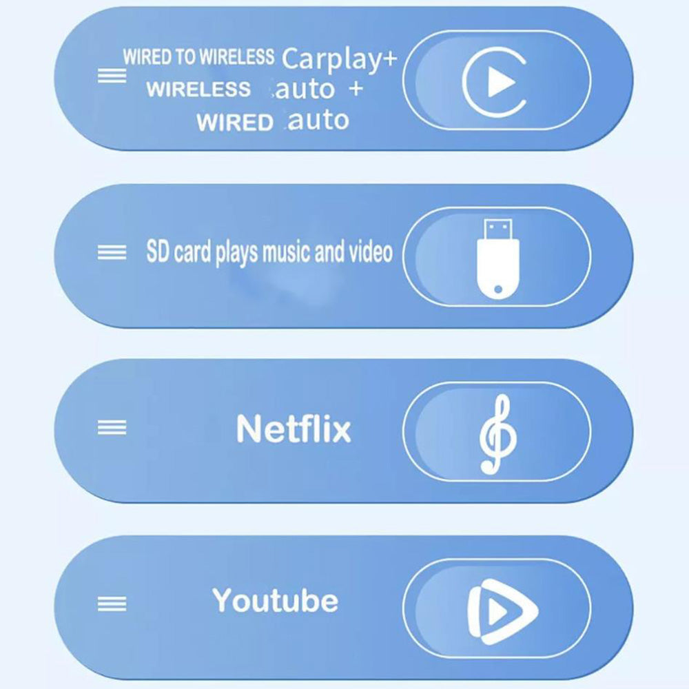 Wireless Carplay Box  Plug and Play Android Auto Adapter Converter