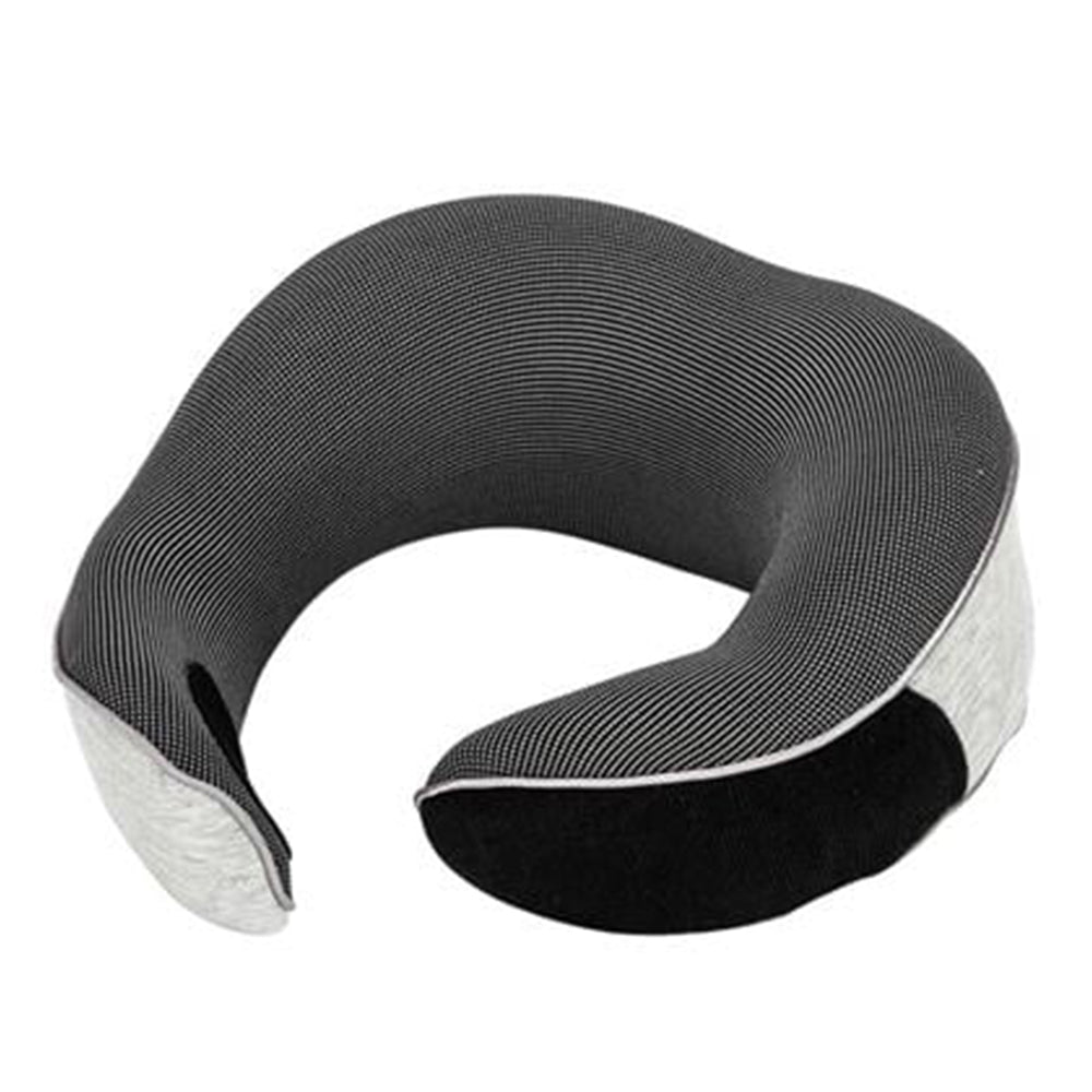 Travel Neck Pillow Memory Foam Airplane Pillow Light Grey