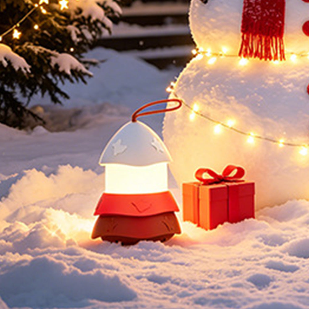 Foldable Rechargeable Christmas Music Night Light - Christmas tree
