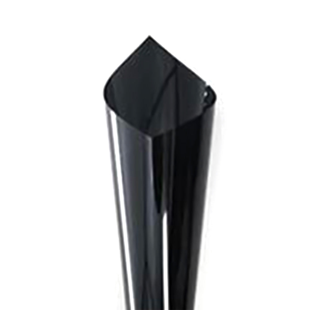 3-Meter Static Cling Sunlight Blocking Window Film One-Way Privacy Window Film Black