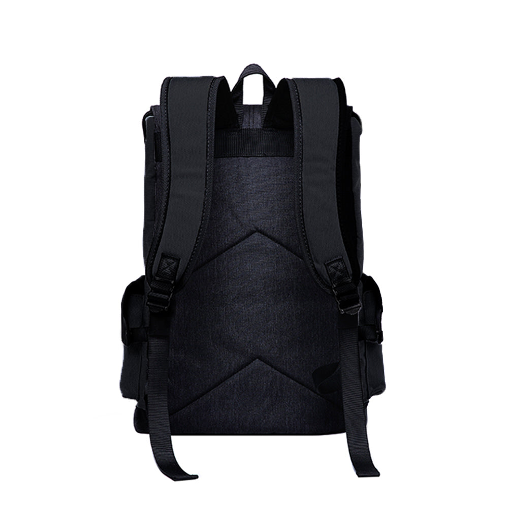 Large Capacity Anti-Theft Laptop Backpack Travel  School Bag with USB Charging Port Black