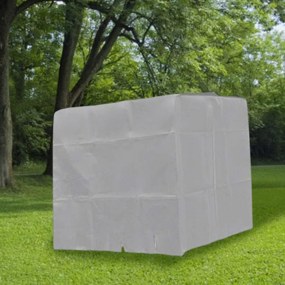 Weather Resistant Protective Cover for 1000L IBC Tank Silver