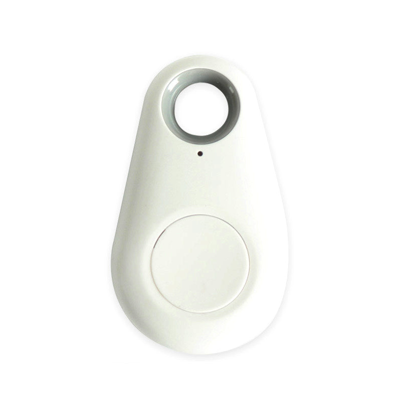 Wireless Smart GPS Tracker Bluetooth Alarm Locator for Kids Pets Wallet Keys Anti Lost White