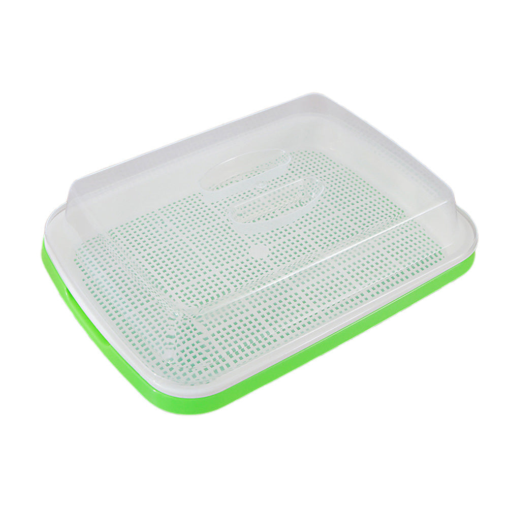 5Pcs Set Seed Sprouting Trays with Drain Holes Microgreens Growing Container Seed Germination Propagation Trays