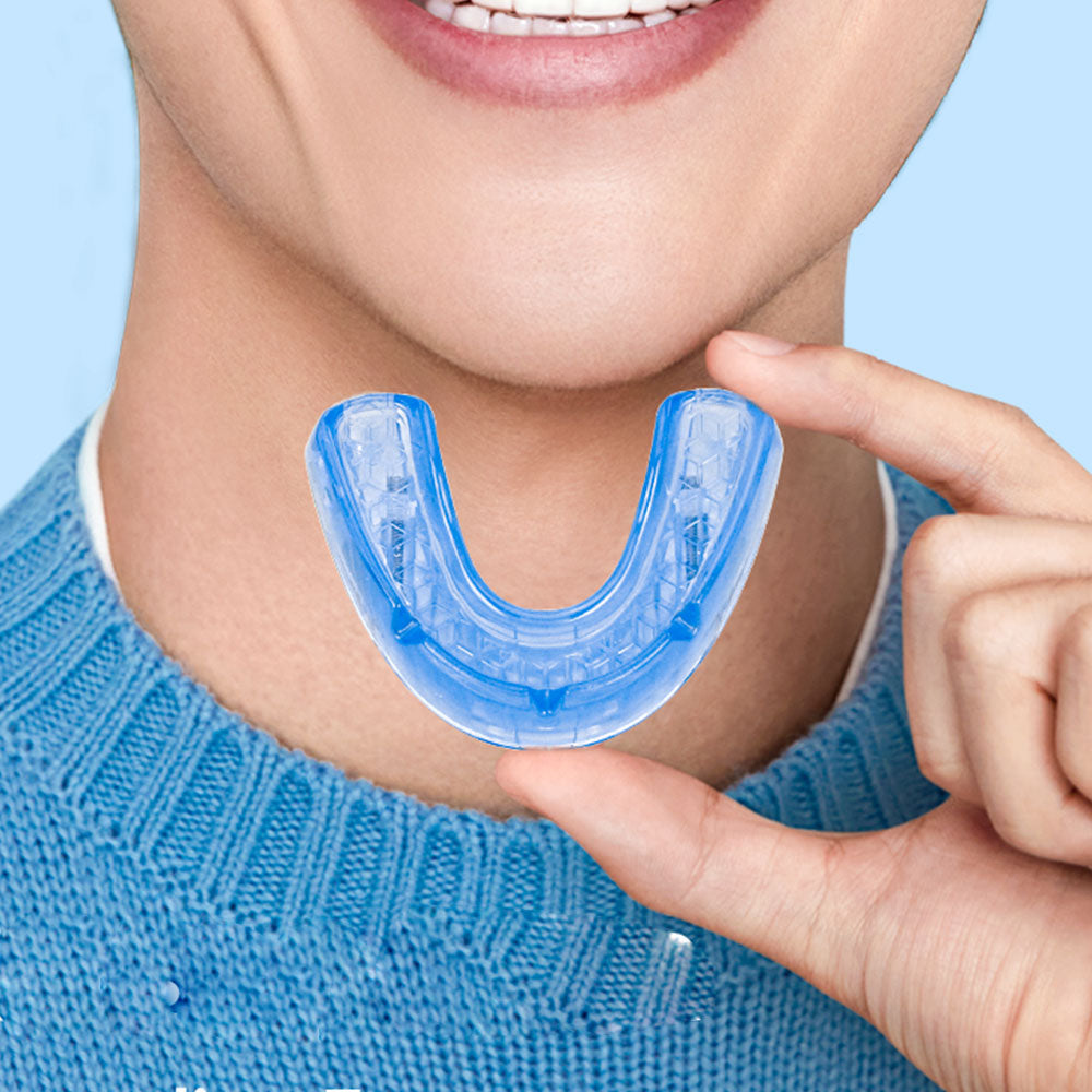 Adjustable Anti-Snore Mouthpiece Stop Teeth Grinding Mouth Guard Sleeping Aid Blue