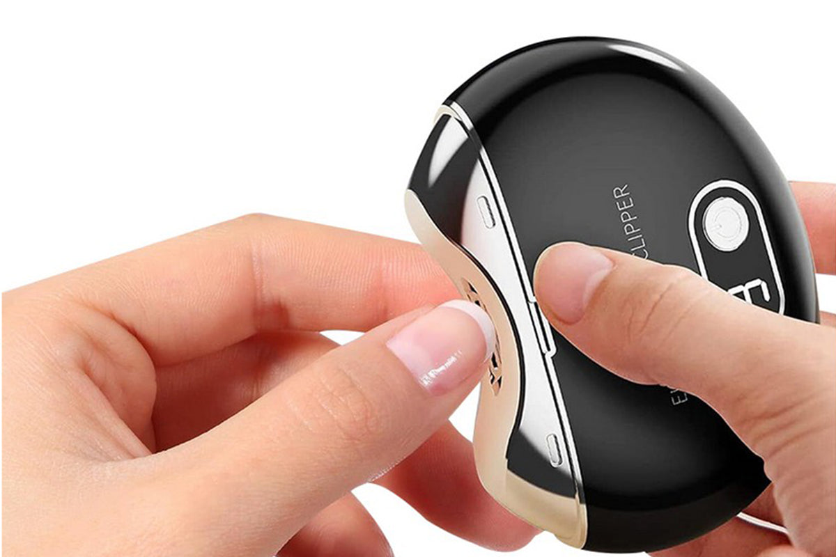 Electric USB Automatic Nail Clipper - Black