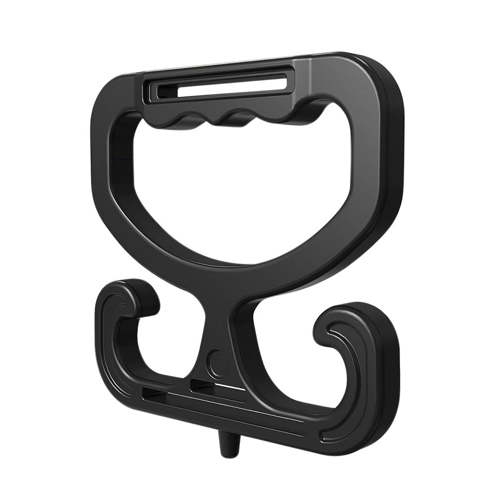 2PCS Grocery Bag Carrier Handles Plastic Bag Holder For Shopping Buckets Black